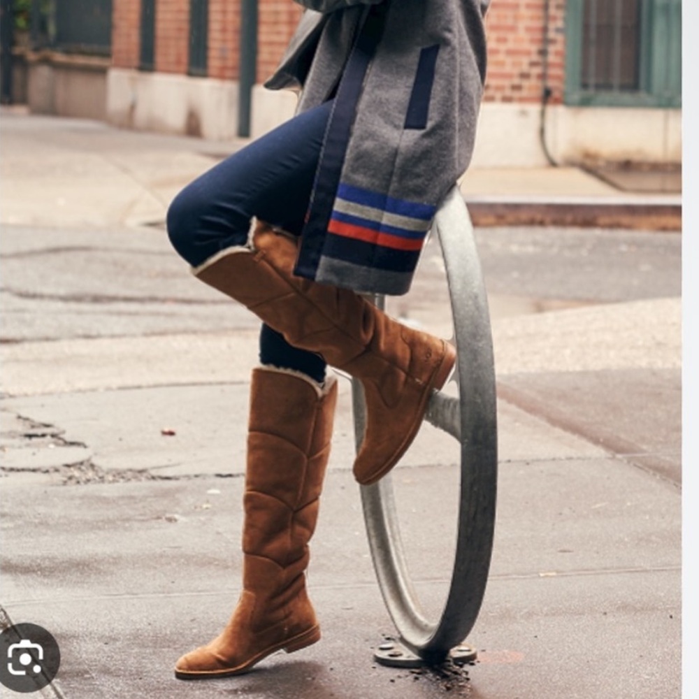 Over the knee black UGG boots